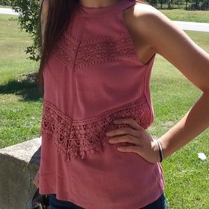 Pink Sleeves Top